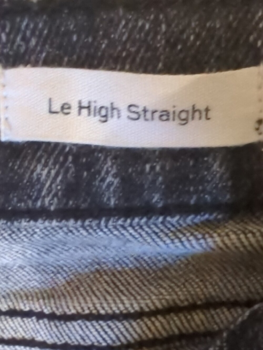 Frame Denim Straight Leg Jeans in Charcoal Black - Picture 5 of 5